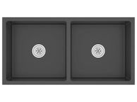 main image for ad Handmade Kitchen Sink with Strainer Black Stainless Steel
