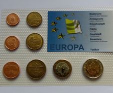 Vatican set euro Trial Probe Essai Pattern coins complete set 2006