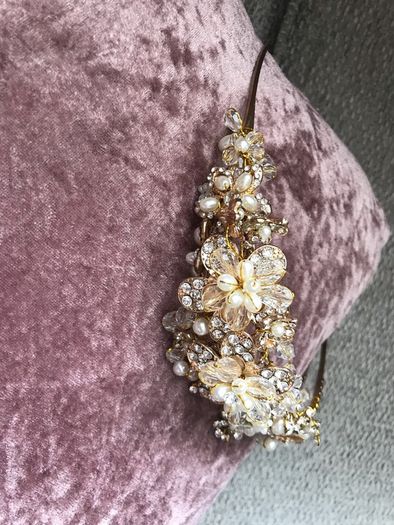 Handmade wedding headpiece / hair band
