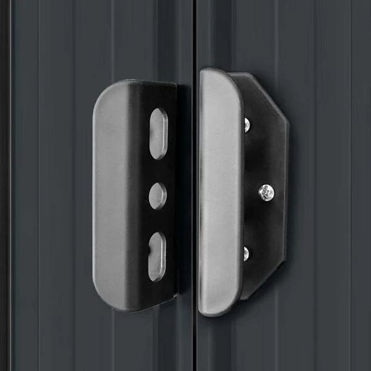 Garden Shed 257x298x178 cm Metal Anthracite