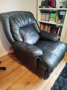 2 recliner armchairs