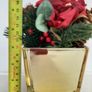 New artificial flower arrangement in vase tag attached Image 3