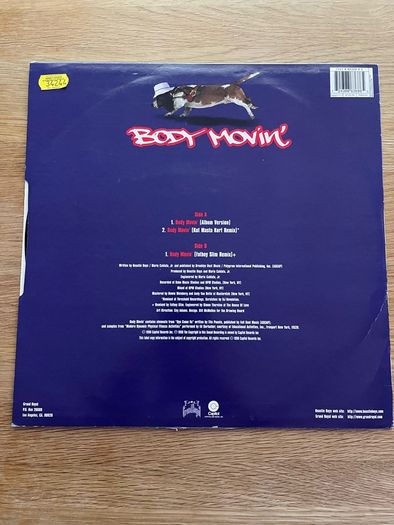Beastie Boys - Body Movin 12" Single - 1998 Capitol Records - 12CL809