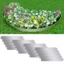 Set of 20 Flexible Lawn Fence Galvanised Steel 100 x 15 cm Image 9