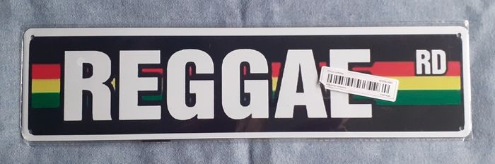 Reggae street sign