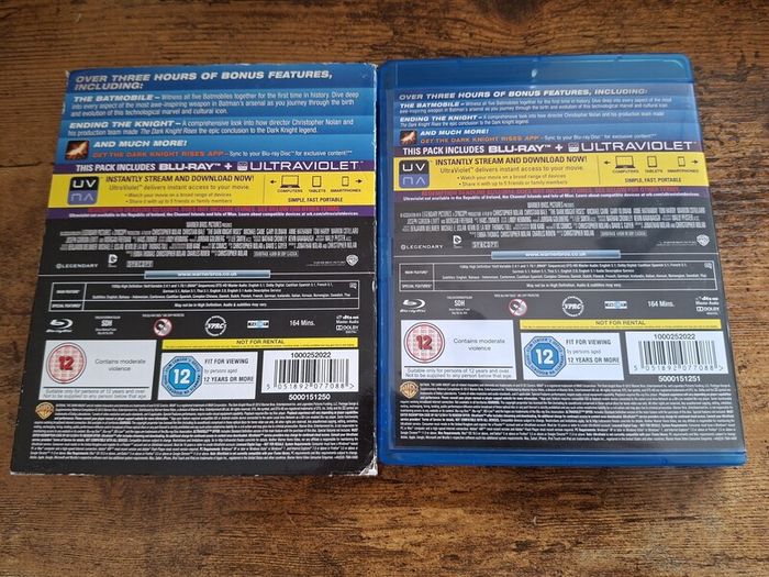 "The Dark Knight Rises" (2012) Blu-ray - free standard postage