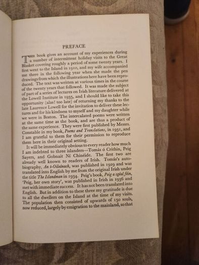 The Blasket Island. 2 X Books On Blasket Islands. Paperbacks In Good Condition.