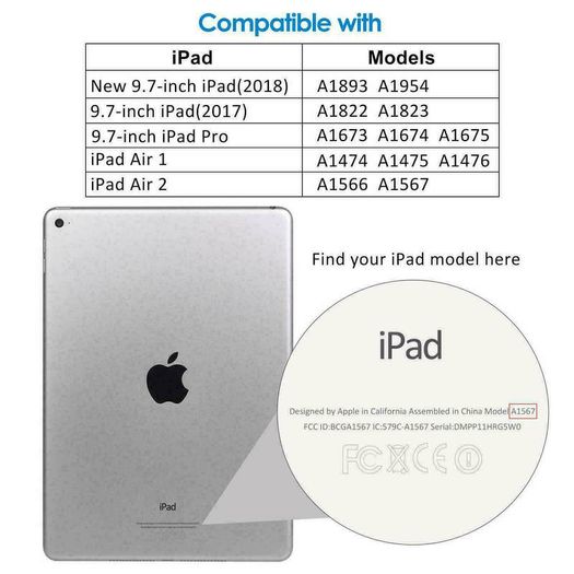 For iPad 9.7" 2017 2018 Tempered Glass Screen Protector Protective Glass 9H New - FHT27IPTG