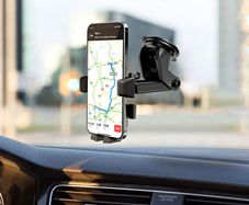 David One-Button Center Console Suction Dash Car Holder
