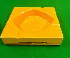 B&H large vintage advertising ashtray