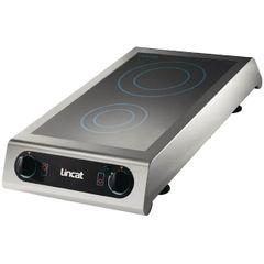 Commercial Hob Electric induction Countertop (2 Zone) - Lincat IH21