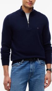 Tommy Hilfiger navy blue quarter-zip sweater