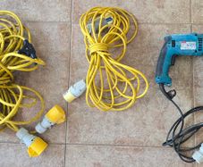 Makita drill and 110v leads