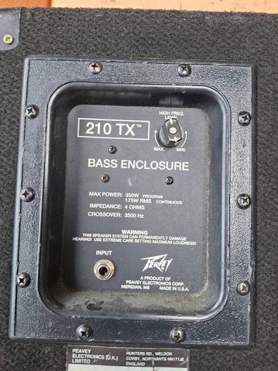 Peavey bass cab