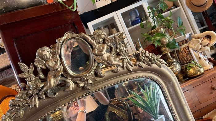 Stunning Louis Philippe Gilded Mirror