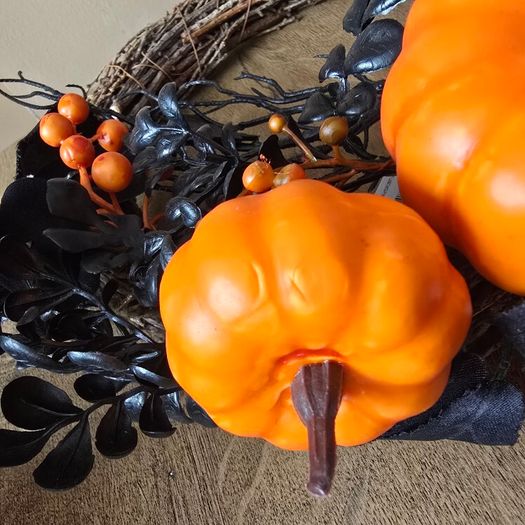 Halloween Pumpkin wreath TKmaxx