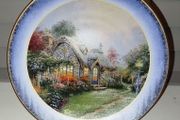 Bradford Exchange "Candlelight Cottage" plate