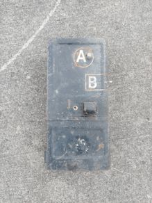 Antique phone box
