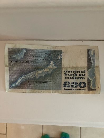 Irish 20 Pound Note