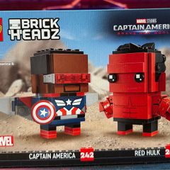 LEGO 40668 Captain America & Red Hulk BrickHeadz