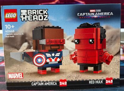 LEGO 40668 Captain America & Red Hulk BrickHeadz