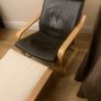 IKEA armchair with footstool Image 5