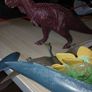 3 Dinosaurs Dino Rider and Blue Whale lot Image 5