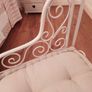 Wrought iron foldable seat Image 9