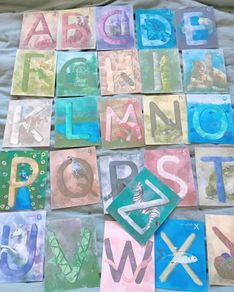 Waldorf Large Alphabet Cards