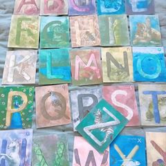 Waldorf Large Alphabet Cards