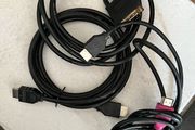 HDMI to DVI cable or HDMI to HDMI cables are for sale if in stock