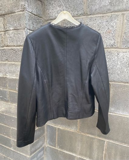 Genuine Soft Special Leather Ladies Jacket, Size 40