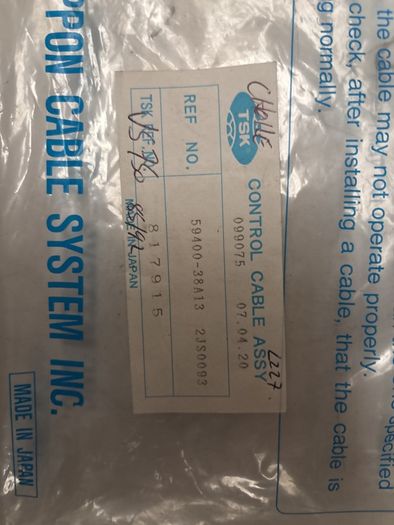 Suzuki Vs750 Choke Cable