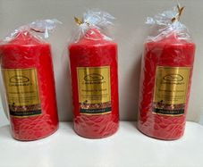 Torc candlemakers 6x3 red pillar