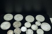 Mixed Lot of Vintage Silver Coins  British, Irish &amp; European 88.63g