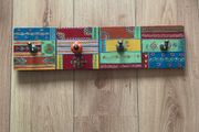 Wooden Vintage Hand Painted Coat Hanger