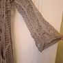 Crocheted cobweb style long jumper Image 4
