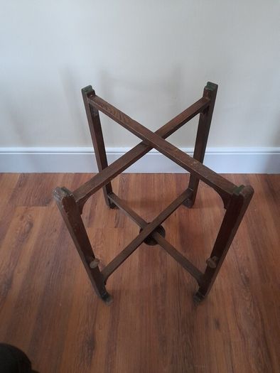 Vintage Fold Up Card Table Occasional  Table