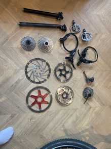 Bike parts mtb and road