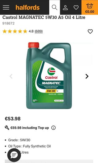 castrol engine oil 5w-30