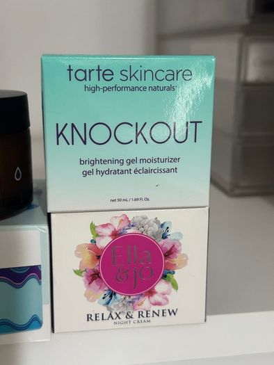 New moisturizer and all over balm