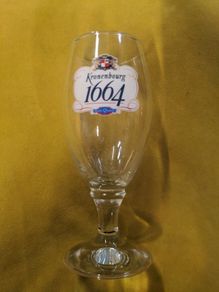Kronenbourg 1664 glass
