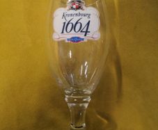 Kronenbourg 1664 glass