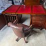 Thomas Chippendale Lions Head Carved Twin Pedestal Partner Desk Image 6