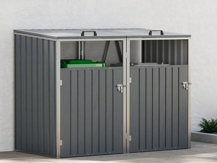 Metal Wheelie Bin Shelter Shed Storage NEW