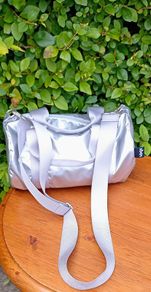 LOQI Mini Weekender Bag - Metallic Silver