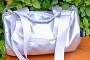 LOQI Mini Weekender Bag - Metallic Silver