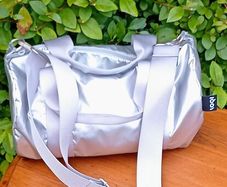 LOQI Mini Weekender Bag - Metallic Silver