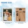 Hoikwo Multi 7x5 Photo Frames Set of 18, 5x7 White Image 2