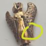 vintage 9ct Angel pendant with dimonds (9.65g) Image 4